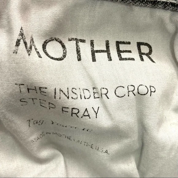 Mother The Insider Crop Jean Step Fray Hem Flare - Picture 8 of 10